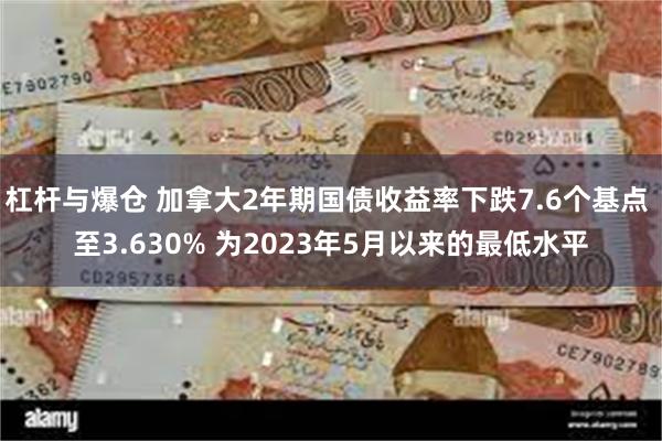 杠杆与爆仓 加拿大2年期国债收益率下跌7.6个基点 至3.630% 为2023年5月以来的最低水平